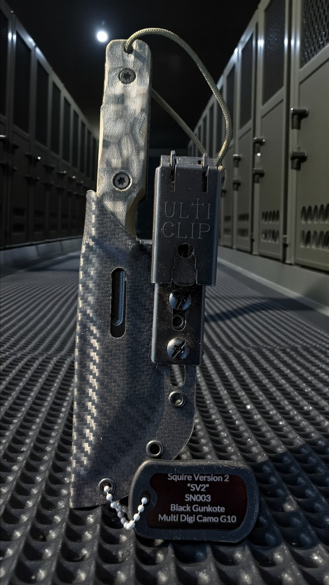 SMW Squire V2 Fixed Blade Knife, 7.5 inch 8670 High Carbon Steel, Hand Finished and Serialized – Made in USA