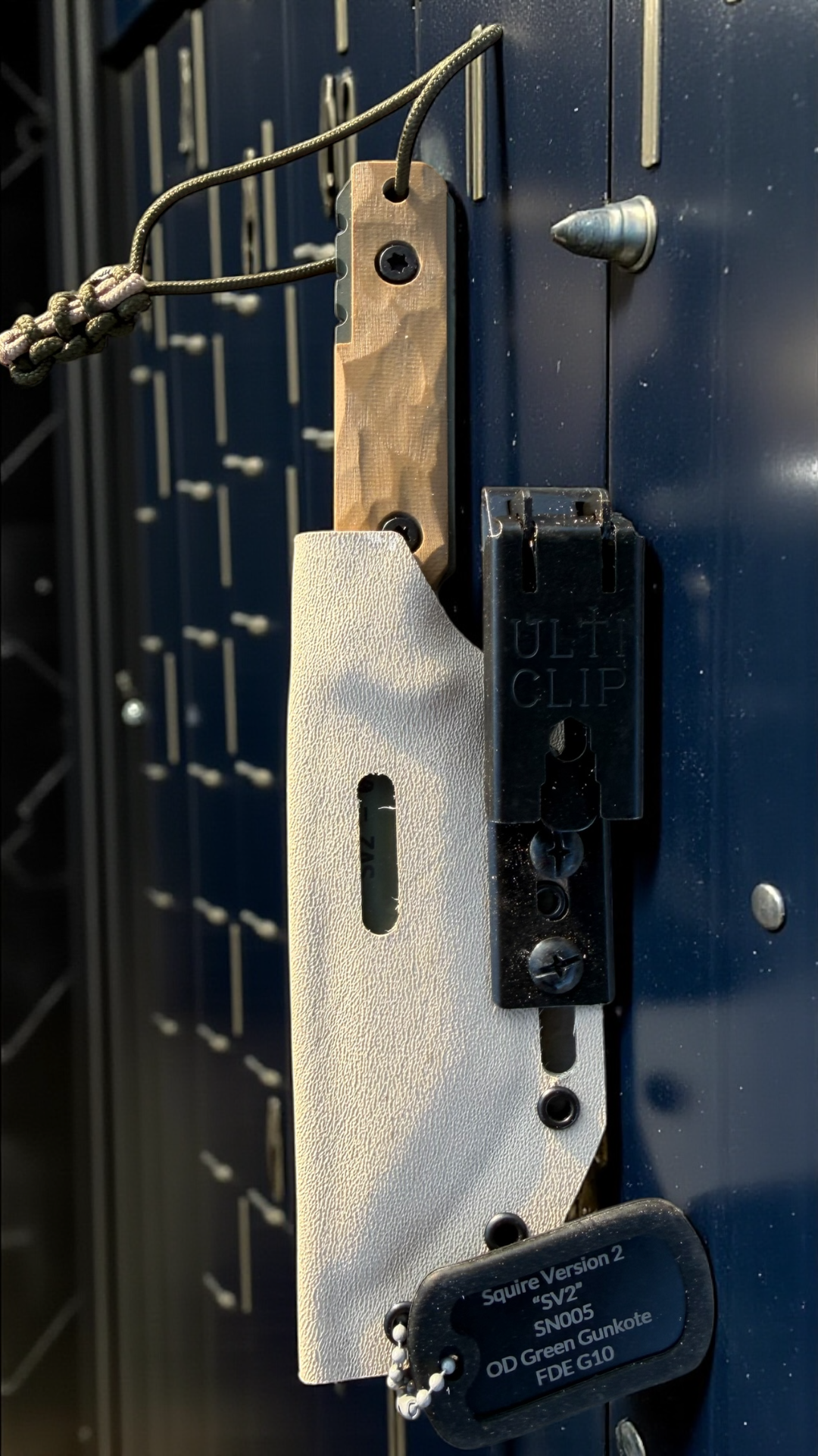 SMW Squire V2 Fixed Blade Knife, 7.5 inch 8670 High Carbon Steel, Hand Finished and Serialized – Made in USA