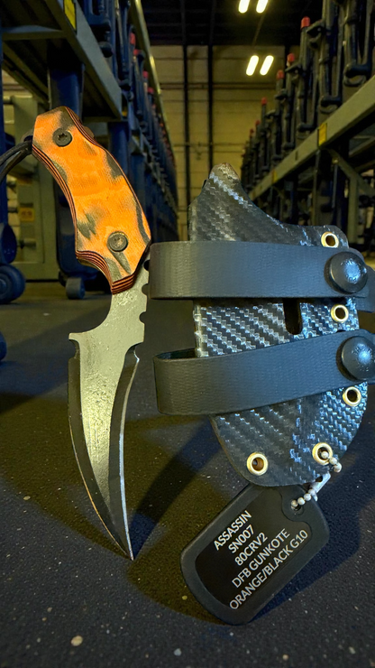 Severed Metal Works Assassin – Double-Edged Persian Dagger, 8670 High-Carbon Steel, Made in USA