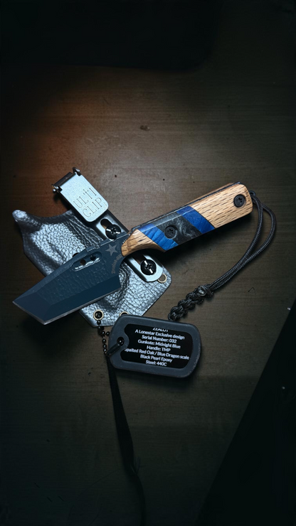 Severed Metal Works Zealot 2.5" Fixed Blade, 440C Stainless Tanto, Gunkote Finish, Kydex Sheath with UltiClip, Made in USA (SMW-ZEALOT-440C)