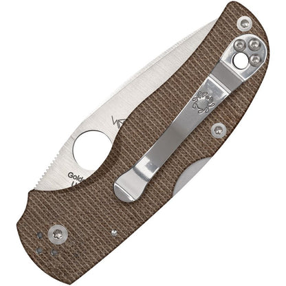 Native 5 Micarta, 3.0″ CPM CruWear Blade, Made in USA (SC41MPCW5)