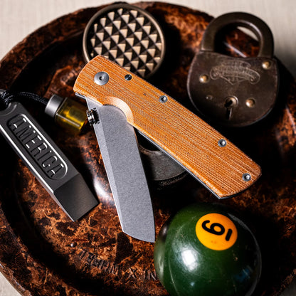 Tactile Knife Co. Mariner 2  - Vintage 1970s Micarta Inlay
