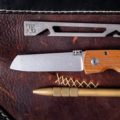 Tactile Knife Co. Mariner 2  - Vintage 1970s Micarta Inlay
