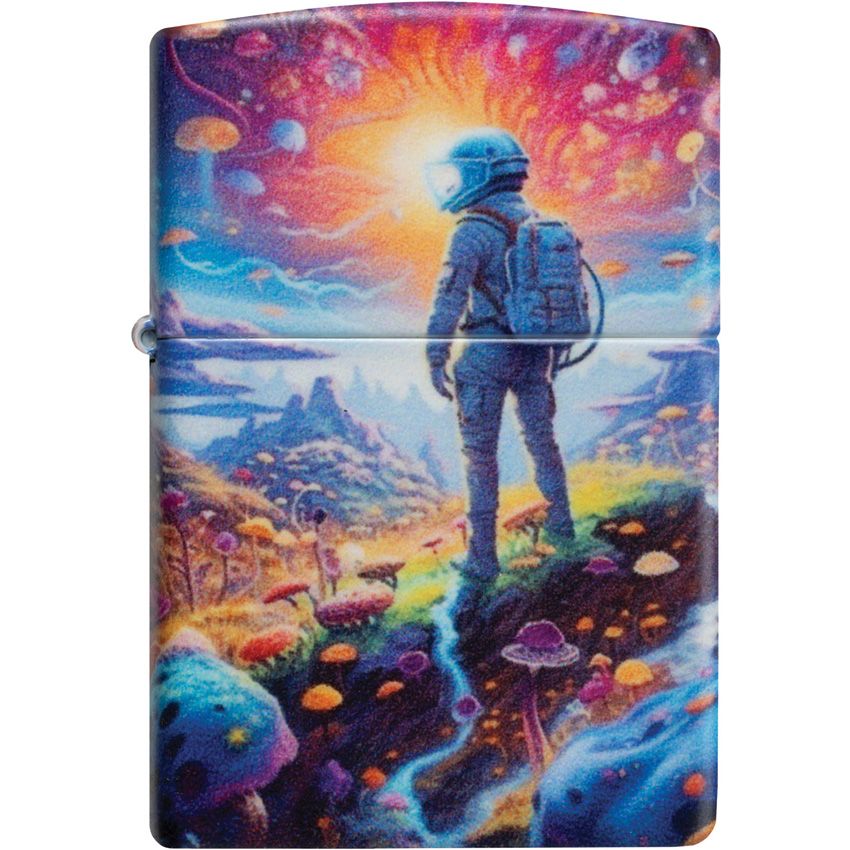 Zippo Mushroom Forest Lighter – Classic Windproof Design – Made in USA (ZO76088)