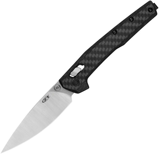 Zero Tolerance 0117 Knife – 3.38” MagnaCut Blade, Carbon Fiber Handle, DuraLock – Made in USA (ZT0117)