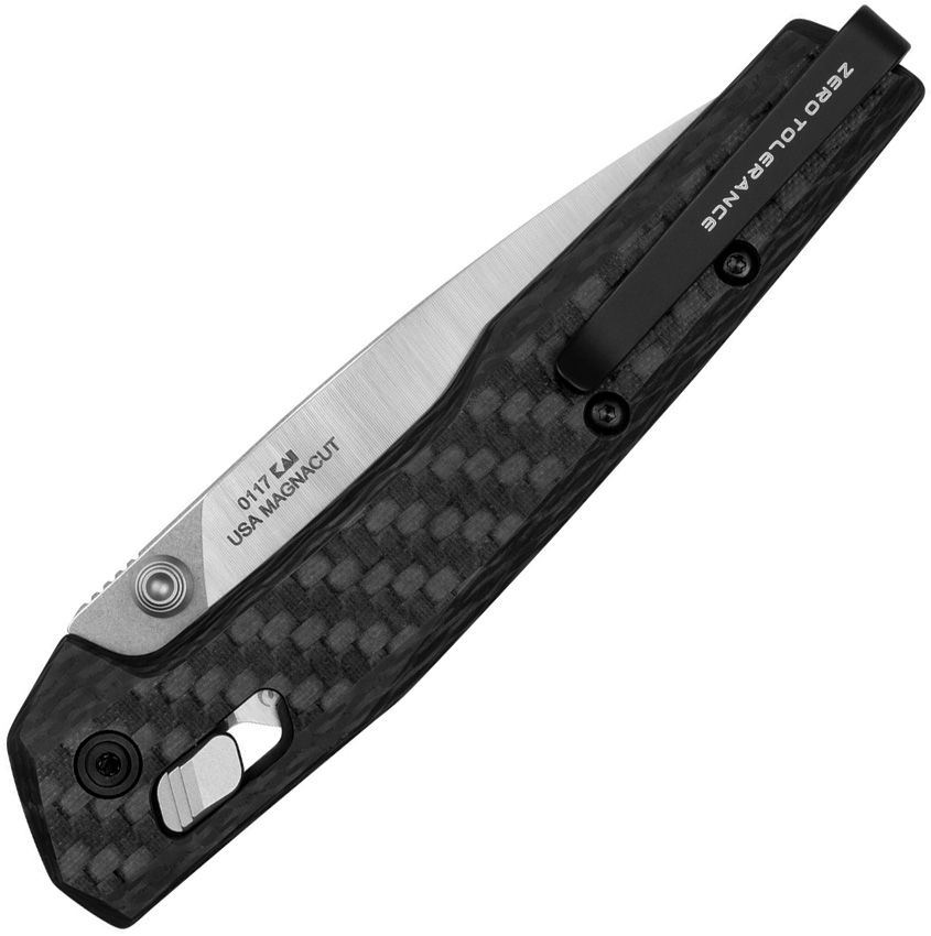 Zero Tolerance 0117 Knife – 3.38” MagnaCut Blade, Carbon Fiber Handle, DuraLock – Made in USA (ZT0117)