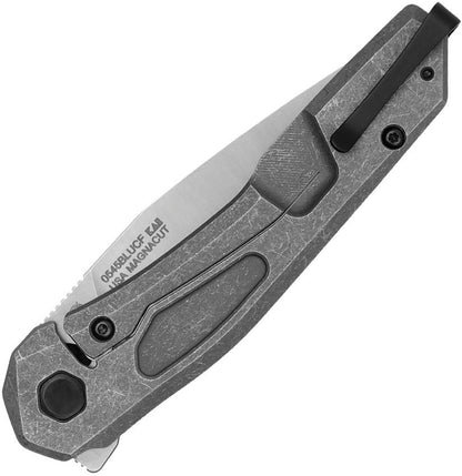 Zero Tolerance ZT0545 Blue Carbon Fiber Titanium, 3.2″ MagnaCut Blade, Made in USA (ZT0545BLUCF)