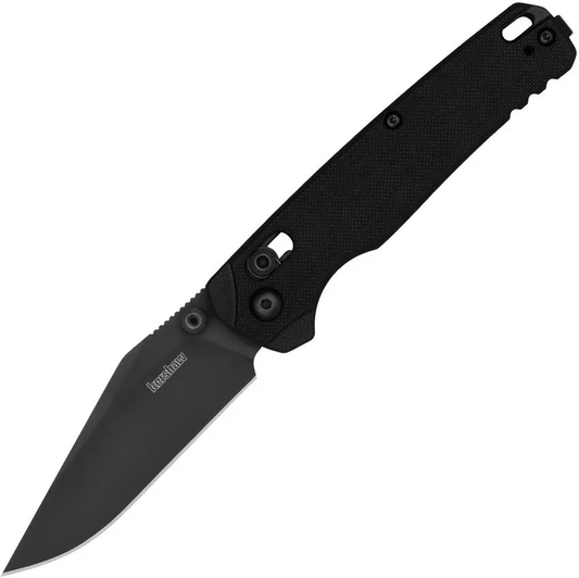 Kershaw Bel Air DuraLock Clip Black G10, 3.0″ CPM MagnaCut Blade, Made in USA (KS6106BLK)