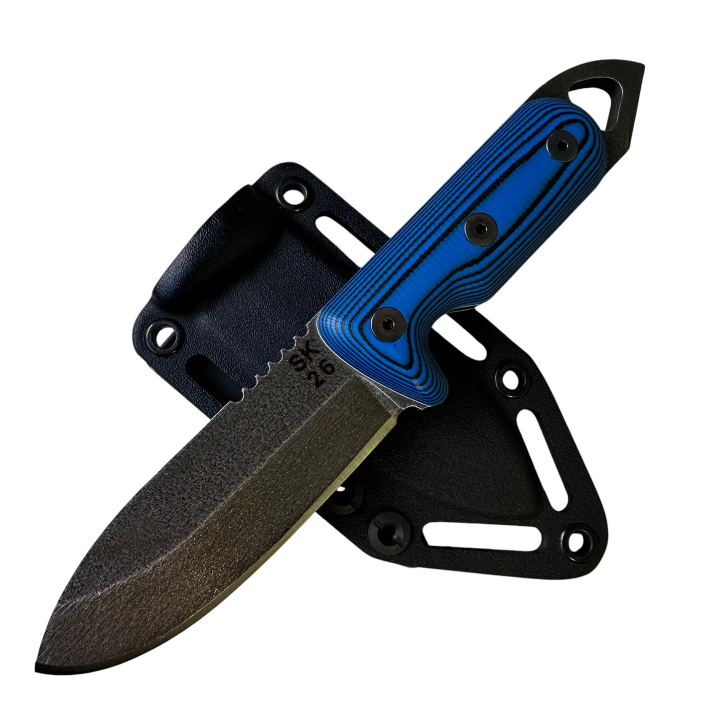 Shed Knives 2026 Journey 3.81" Fixed Blade – Atlantic Blue G-10, 154CM, Drop Point – Made in USA (SK26JOAB)