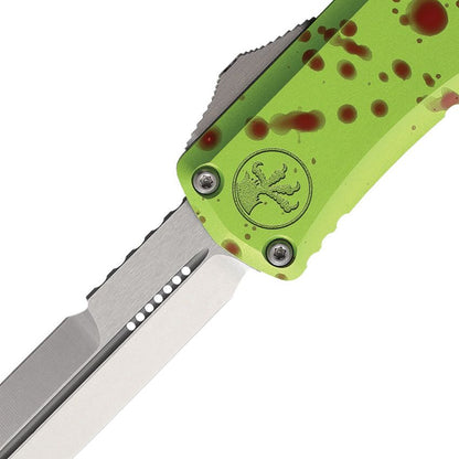 Microtech Hera II Auto Mini D E Black Aluminum, 3.0″ M390MK Blade, Made in USA (MCT1701M10Z)