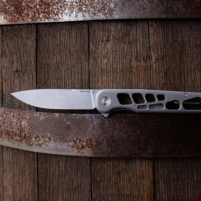 Rockwall V2 Flipper – Skeletonized Edition (Blue Ano Slate / Stonewash / Blackwash) Made in USA