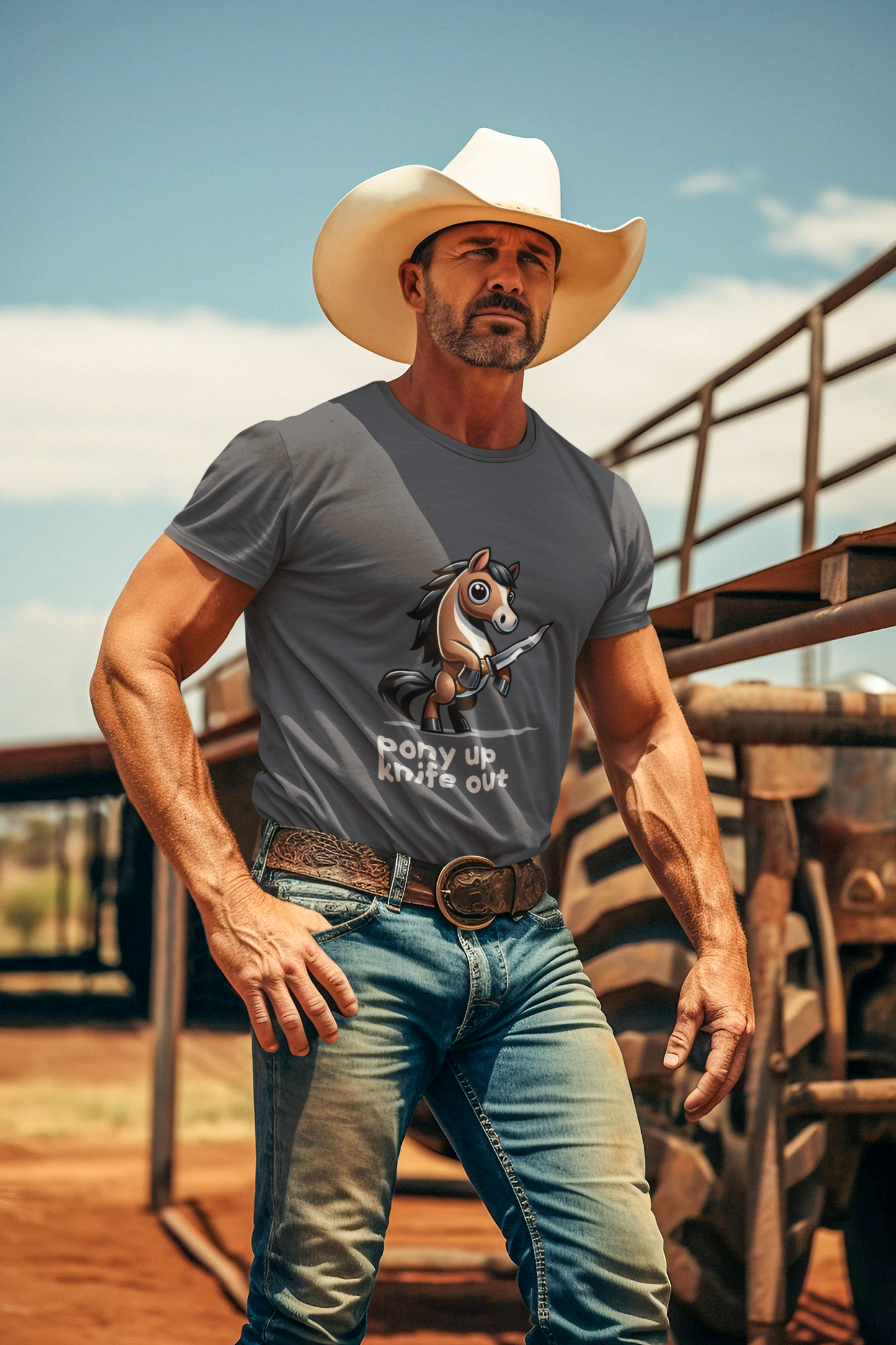 Pony Up, Knife Out: The Sharp Steed Tee